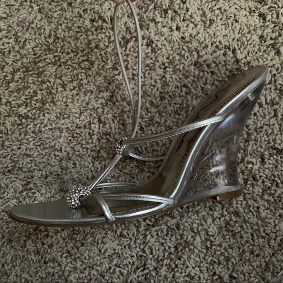 Nina sandals clear wedge - Picture 2 of 5